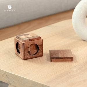 Wooden 3D Puzzle Blocks Brain Teaser Cube Assembly Game Indoor Toy - Product Image 1