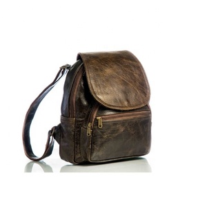 Crunch Leather <b>Backpack</b> Hot Selling Stylish <b>Backpack</b> Two In One Bag Messenger Bags Multi Uses Bags - Product Image 1