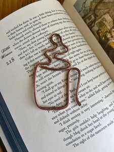 Decorative Copper Bookmark Featuring Traditional Craftsmanship For Novels Journals Diaries And <b>Educational</b> <b>Books</b> - Product Image 6