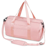 Sac de voyage de luxe en cuir véritable marron avec bandoulière amovible, grande capacité, fermeture éclair, pour sport, fitness, gym