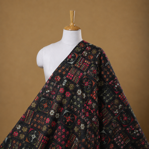 African Velvet Embroidery Fabric Premium <b>Sequin</b> Bead Fashion Textile For Kaftan Dress Boutique And Wholesale Supply Import Zones - Product Image 2