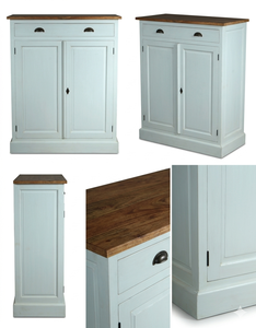 ตู้เก็บของขนาดเล็ก ดีไซน์มินิมอล ทำจากไม้สักแท้ แข็งแรง ทนทาน สำหรับพื้นที่จำกัด - Product Image 6