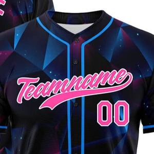 Maillot de baseball pour homme au design élégant, léger, anti-plis, confortable, respirant, de qualité supérieure, en promotion - Product Image 3