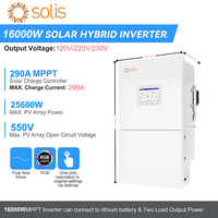 Solis Solar Energy Storage System 16kW Inverter 16kWh LifePO4 Battery for 220/230V Solar Complete Solution