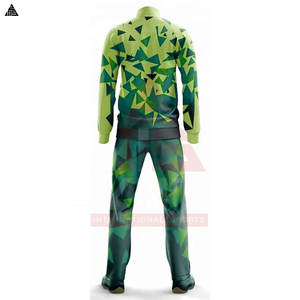 Trajes Deportivos Sublimados para Hombre Adulto, Color Blanco y Azul, con Cierre de Cremallera, Talla Grande, de Forro Polar - Product Image 2