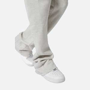 กางเกง100% ขาบานสำหรับผู้ชายกางเกงผ้าคอตตอนหนา380กรัมออกแบบโลโก้ได้ตามต้องการ - Product Image 6