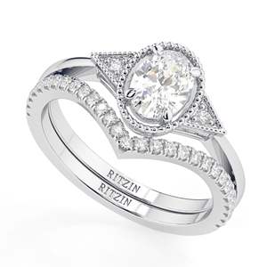 Anillo de Compromiso de Oro Rosa con Corte Ovalado y Diamante Cultivado en Laboratorio - Hermoso Regalo de Boda y Aniversario para Mujer - Product Image 2