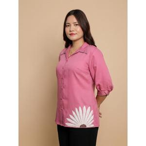 Camisa de Algodón Transpirable para Mujer, Cómoda para Oficina, Viajes y Uso Diario, Compre Directamente del Proveedor, Exportación a India al por Mayor - Product Image 2