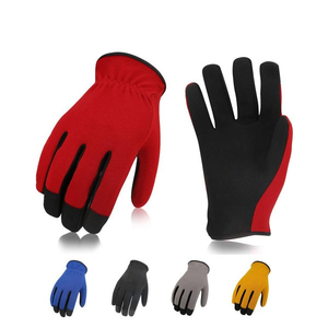 Gants de travail de sécurité en cuir fendu de haute qualité, personnalisés, anti-choc, anti-chaleur, anti-coupure, avec logo personnalisé EN420 - Product Image 3