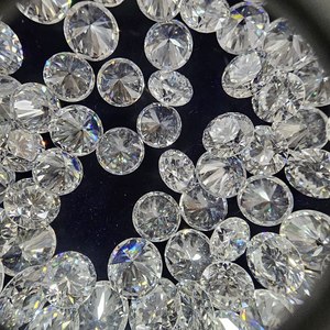 Diamants HPHT Brillants VVS VS Polis Synthétiques Certifiés 0.43ct 0.45ct Couleur F R&K GEMS HK43 Vente en Gros - Product Image 2