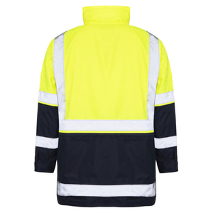 Veste de sécurité unisexe imperméable en polyester pour l'hiver et l'été, antibactérienne, haute visibilité, réfléchissante, pour les mécaniciens, vêtements de travail pour hommes - Product Image 2