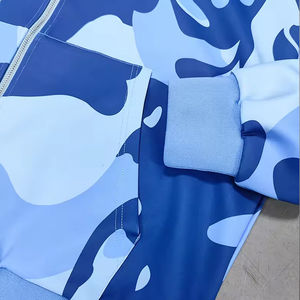 Conjuntos de Dos Piezas de Pantalones Cortos Deportivos para Correr, Sudaderas con Capucha Ajustadas de Felpa Francesa, Conjuntos Deportivos con Logotipo Personalizado, Conjuntos de Sudadera con Capucha Corta para Hombre - Product Image 6