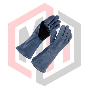 ถุงมือเชื่อมหนังวัวเสริมฝ่ามือ ถุงมือหนัง ถุงมือช่างเชื่อม ถุงมือกันความร้อน ถุงมือป้องกันไฟ ถุงมือทำงานบาร์บีคิว - Product Image 2