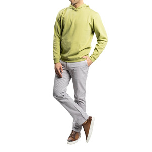 Sweat-shirt à capuche uni pour homme, en molleton de coton de qualité supérieure, style streetwear oversize avec poche kangourou, décontracté et doux - Product Image 4