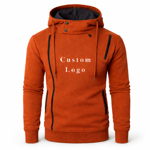 Sweat à capuche streetwear vintage délavé pour homme, style décontracté hiver, fournisseur OEM, vente en gros - Product Image 2