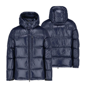 Chaqueta de Invierno para Hombre, con Cuello Alto, Logotipo Frontal, Acolchada, de Nailon/Algodón, Color Personalizado, Informal y Cálida - Product Image 3