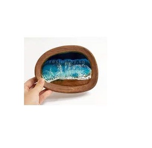 Porte-savon en résine de teck écologique de qualité supérieure, design moderne, pour salle de bain, baignoire, hôtels - Product Image 6