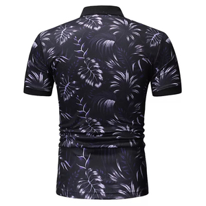 Camiseta Polo de Manga Corta con Estampado Floral para Hombre, de Secado Rápido, Tejido de Punto, Corte Regular, Estilo Casual, Marca INDEX APPAREL - Product Image 3