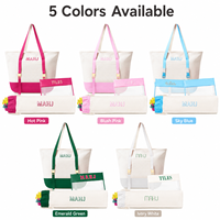 Ensemble de 3 sacs de rangement pour Mahjong, grande capacité, en toile, sac de transport pour Mahjong avec sac pour tuiles et support pour pousseur, pour les voyages et les soirées de jeu
