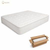 Premium Komfort Queen Taschenfederkernmatratze 30cm Dick mit Memory-Schaum Atmungsaktiver Strickbezug für Krankenhäuser Kundenspezifische OEM-Fertigung Jetzt Verfügbar