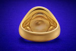 Anillo de diseño Diamond Wolf con diamante moissanita redondo, anillo de compromiso y boda para hombre de plata de ley 925, anillo de fiesta grande - Product Image 3