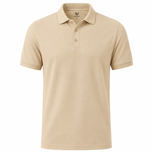 Camisas de Manga Corta para Hombre, Tallas Grandes, Lisas, de Secado Rápido, Poliéster/Algodón, Casuales, para Golf y Deportes, Venta al Por Mayor - Product Image 1