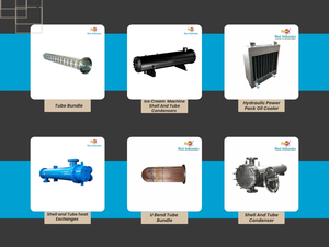 Échangeur de chaleur à tubes en acier inoxydable de qualité supérieure, équipement de refroidissement industriel avec roulement de moteur automatique, fabriqué en Inde - Product Image 4