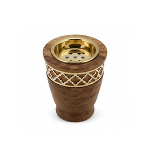 Handmade Fabulous design organizer Incense <b>Burner</b> with Brass Inlay Aromatic Diffuser All Season Use - Product Image 1