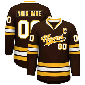 NUEVA Camiseta de Hockey sobre Hielo Personalizada para Adultos Charlie Conway # 96 Bancos # 99 Razers Impex Cuello mandarín con correa en T Transpirable Antibacteriano - Product Image 3