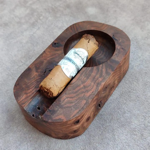 Cendrier rond en bois, logo personnalisé disponible - Product Image 3