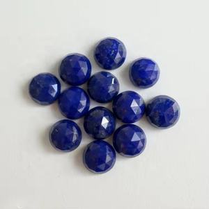 11mm Natural Blue Lapis Lazuli Rose Cut Round Smooth Cabochon Loose Gemstone For Handmade Jewelry Making From Verified Supplier - Product Image 2