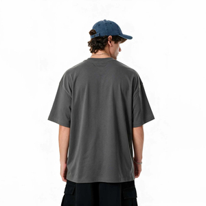 Camiseta Oversize de Algodón 2026, Corte Holgado, Cuello Redondo, Manga Corta, Transpirable, Suave, Estilo Urbano, Uso Diario, Secado Rápido - Product Image 4