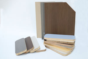 דיקט מצופה מלמין בעיצוב שיש, ידידותי לסביבה, בגודל 1220x2440x18 מ\\\"מ, עם ציפוי עץ ליבנה מודרני, לסלון, מלון או מחסן. - Product Image 2