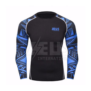 Pakistan Manufacturer Latest Design <b>Compression</b> <b>Shirts</b> Spandex Polyester <b>Men</b> <b>Compression</b> <b>Shirts</b> - Product Image 4