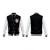 Veste de baseball personnalisée de style universitaire, streetwear, printemps, manches 100% laine, broderie chenille, bouton unique, haute qualité