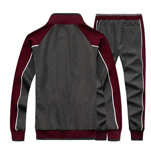 ชุดวอร์ม Urban Fit สำหรับผู้ชาย ชุดออกกำลังกายพร้อมโลโก้สั่งทำ เสื้อฟลีซและกางเกงขายาว ชุดกีฬาสำหรับฝึกซ้อมในยิมอย่างมืออาชีพ - Product Image 2