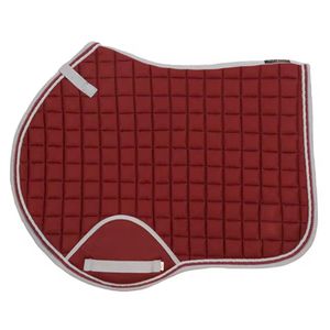 Tapis de selle d'équitation en coton coloré, durable et confortable, avec absorption des chocs et sangle de contention - Product Image 5