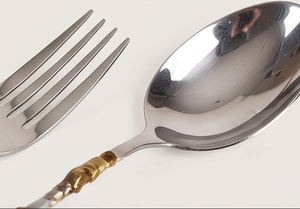 ชุดช้อนส้อมมีดสแตนเลส Royal Dragon Handle ขัดเงาอย่างดี ทนทาน เหมาะสำหรับงานแต่งงาน - Product Image 4