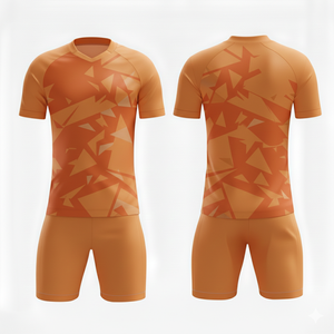 Conjunto de Uniforme de Fútbol Sublimado con Logotipo Personalizado, Uniformes de Entrenamiento de Secado Rápido, Equipación de Club, Estilo Retro, Corte 100% Automatizado - Product Image 2