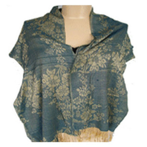 Elegante Bufanda con Diseño Jamavar para Mujer y Hombre, Patrón Étnico Tradicional Paisley, Suave y Lujosa para el Invierno - Product Image 1