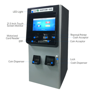 24 giờ Mini ngân hàng tự động thay đổi tiền mặt máy kim loại đồng xu trao đổi quả Token đồng xu hóa đơn Changer Sản phẩm thanh toán kiốt - Product Image 6