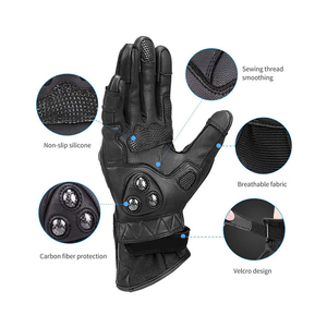 Guantes de Esquí para Hombre, Dedos Completos, Poliéster, Compatibles con Pantalla Táctil, Ligeros, Antideslizantes, Cierre de Gancho y Bucle en la Palma, para Snowboard - Product Image 3