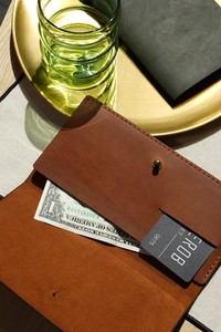 Porte-comptes en cuir véritable personnalisé pour restaurant, présentoir de factures sur mesure avec logo LBH-0083 - Product Image 2