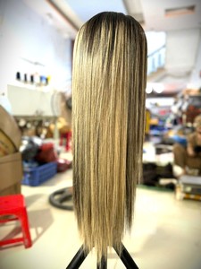 ลดราคาสุดๆ! วิกผมลูกไม้คุณภาพสูง  ด้านหลังเป็นผมแท้ 100%  ท็อปเปอร์ผมลูกไม้สำหรับผู้หญิง - Product Image 5