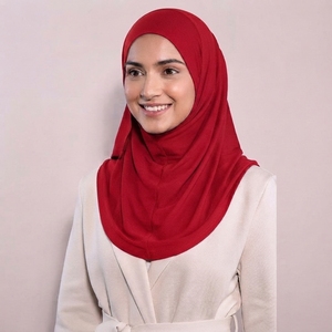 Custom Satin Plain Hijab Scarf <b>Silk</b> Feel <b>Head</b> <b>Wrap</b> Shawl OEM ODM Customized Fabric Manufacturing Service - Product Image 2