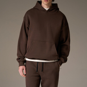 2026 Hot Sale Unisex Plus Size Oversize Hooded Fleece Winter Casual Fully Customized High Quality Tracksuit with Elastic Waist - Product Image 2