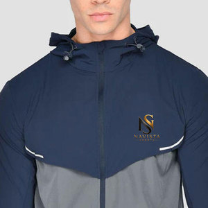 Chaqueta Cortavientos con Capucha de Primera Calidad, Diseño Informal, Sólida, Impermeable, Hecha en Pakistán, Ajuste Holgado, Transpirable, con Logotipo Personalizado - Product Image 6