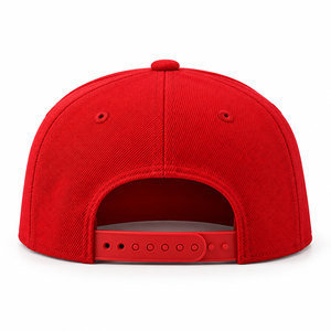 หมวกแก๊ป OEM ODM 5 ชิ้น ผ้าฝ้ายสีแดง แบบ Snapback ปักโลโก้ตัวอักษร 3 มิติ หมวกเบสบอลสำหรับผู้ใหญ่ทุกเพศ - Product Image 4