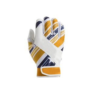 Flexible Leather <b>Baseball</b> Batting <b>Gloves</b> Anti-Sweat Grip Soft Fit Breathable Panels Strong Wrist Wrap Outdoor Performance Youth - Product Image 3