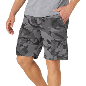 Shorts Cargo Homme en Coton Uni avec Poches, Longueur Genou, Style Streetwear, pour la Pêche et les Activités de Plein Air – Vente en Gros - Product Image 2